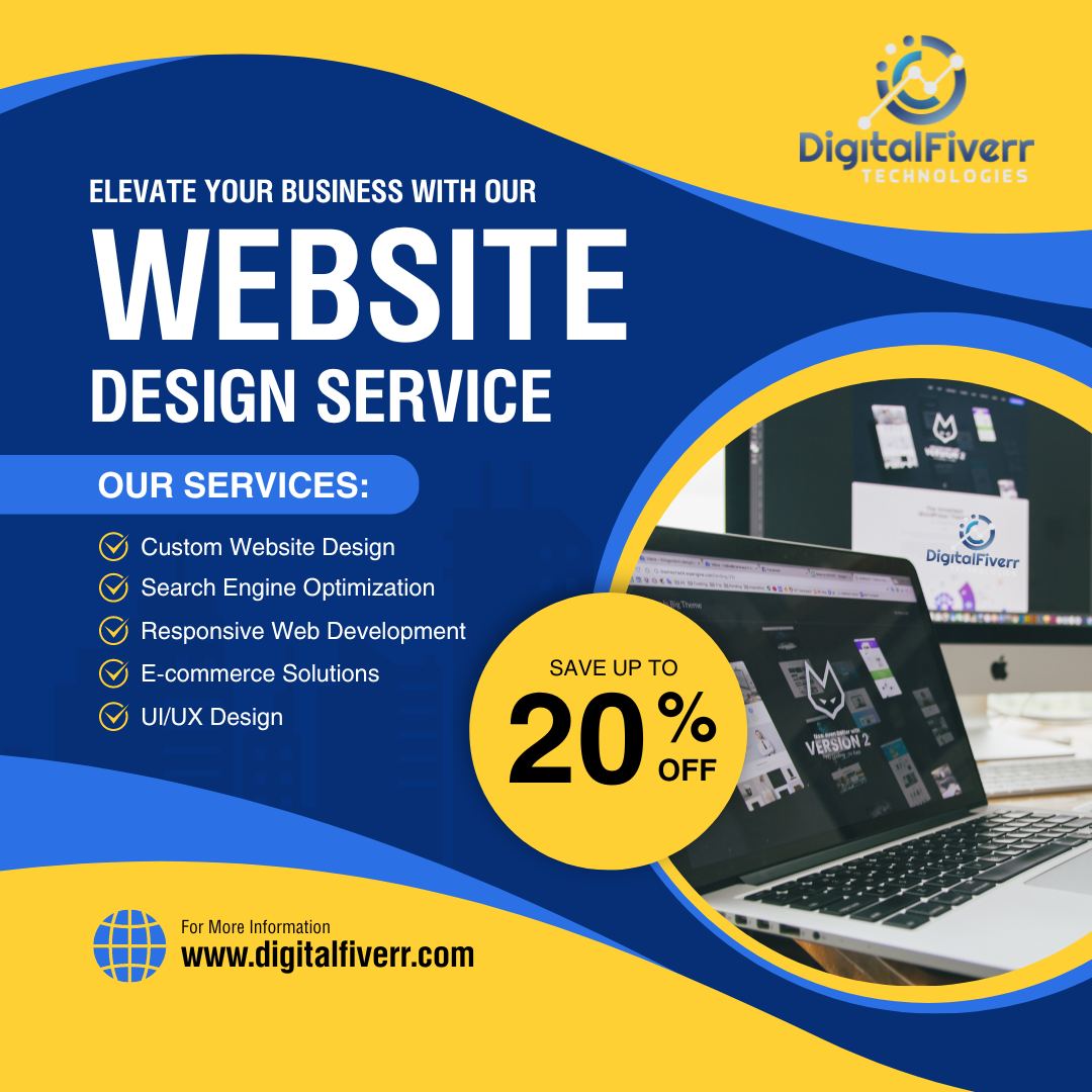 website development services by DigitalFiverr Technologies
